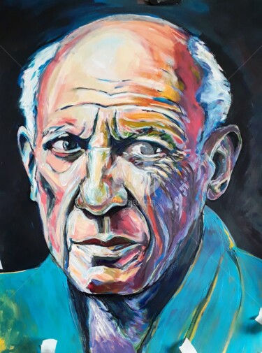 "Picasso 1" başlıklı Tablo Jean-Michel Desterke tarafından, Orijinal sanat, Akrilik