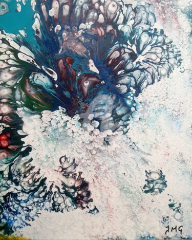 Peinture intitulée "L'écume de mer" par Jmglyneart, Œuvre d'art originale, Acrylique Monté sur Châssis en bois