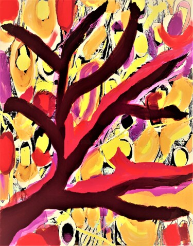 Digital Arts titled "BRANCH, IN ABSTRACT…" by Jmsbell, Original Artwork, Digital Painting