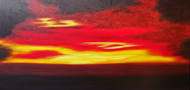Pintura titulada "First Spill of Light" por Jo Moore, Obra de arte original, Oleo