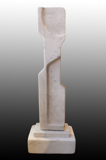 Sculpture intitulée "Magdalena---Carrara…" par Jo Moore, Œuvre d'art originale, Pierre
