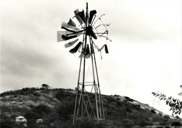 Photographie intitulée "Antigua - Windwheel" par Joachim Mews, Œuvre d'art originale, Photographie argentique