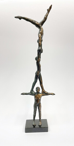 雕塑 标题为“Circus Acrobats, no…” 由Joanna Zakrzewska-Cholewa, 原创艺术品, 青铜