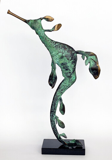 Sculptuur getiteld "Oceanic Dreamer, no…" door Joanna Zakrzewska-Cholewa, Origineel Kunstwerk, Bronzen