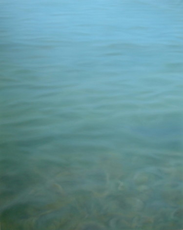Malerei mit dem Titel "Water 10. Menton, F…" von Joanne Mumford, Original-Kunstwerk, Öl