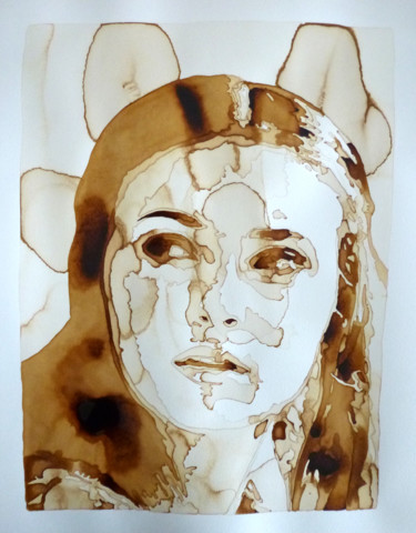 Pittura intitolato "Sansa Stark (GOT)" da Joany Régibier, Opera d'arte originale, Acquarello