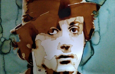 Картина под названием "Rocky Balboa" - Joany Régibier, Подлинное произведение искусства, Акварель