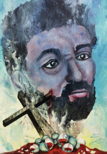 "Jesus Cristo" başlıklı Tablo Joao Andrade Rebelo tarafından, Orijinal sanat, Akrilik