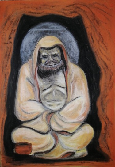 제목이 "Bodhidharma"인 미술작품 João Bernardo로, 원작, 파스텔