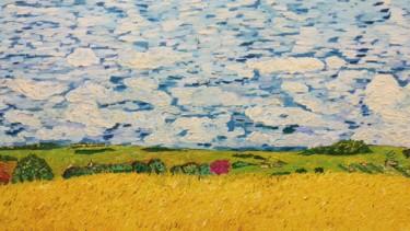 绘画 标题为“Wheat Field - Camba…” 由João Miranda, 原创艺术品, 油