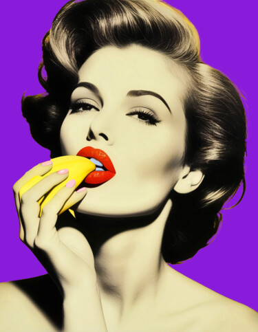 Фотография под названием "Banana Woman" - Jochen Cerny, Подлинное произведение искусства, Цифровая фотография