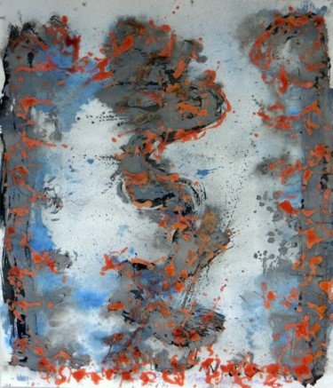 Malerei mit dem Titel "HAIRO 150x140cm (Ca…" von Jodd, Original-Kunstwerk, Öl