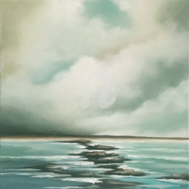 Painting titled "Stormlight - Origin…" by Mullo, Original Artwork, Oil Mounted on Wood Stretcher frame