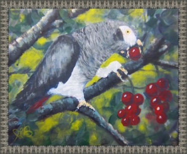 Painting titled "parrot-007.jpg" by Joe La Bianca, Original Artwork