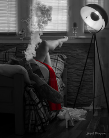 Fotografia zatytułowany „Smoking after...” autorstwa Joergk.Photography, Oryginalna praca, Fotografia cyfrowa