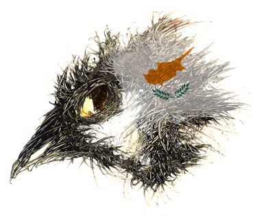 Arts numériques intitulée "Pandemi bird Cypern" par Johann Sidlo, Œuvre d'art originale, Peinture numérique