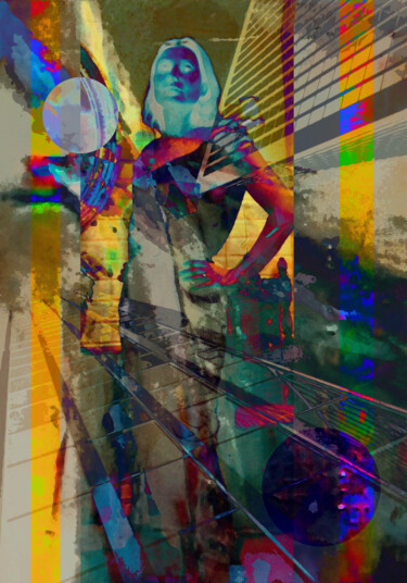 제목이 "Collage"인 디지털 아트 Johann Sidlo로, 원작, 디지털 콜라주