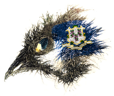 Arts numériques intitulée "Pandemi Bird Connec…" par Johann Sidlo, Œuvre d'art originale, Peinture numérique