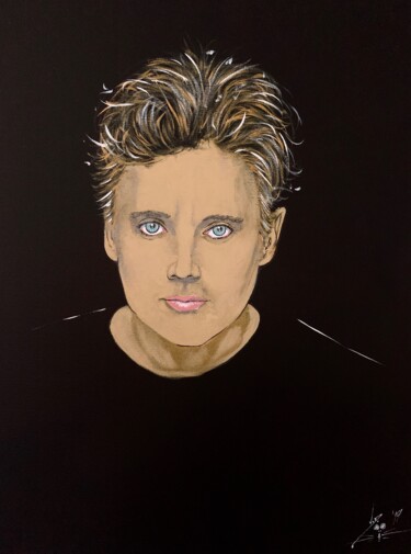 Schilderij getiteld "Roger Taylor" door John Creekmore, Origineel Kunstwerk, Acryl