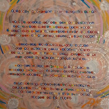 Картина под названием "A Petrarca Celebrat…" - John Dobson, Подлинное произведение искусства, Акрил Установлен на Другая жес…