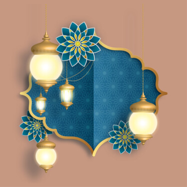 Arts numériques intitulée "Ramadan 2021 - 05" par John Mailly, Œuvre d'art originale, Travail numérique 2D