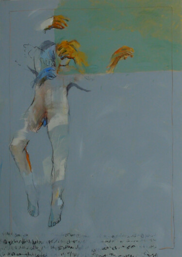 Malarstwo zatytułowany „The body and the th…” autorstwa Johnny Semaan, Oryginalna praca, Akryl