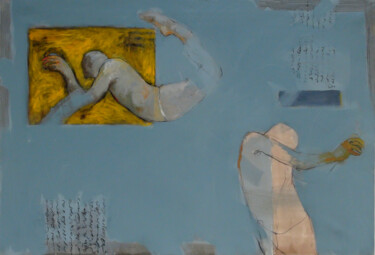 Pintura titulada "The body and the th…" por Johnny Semaan, Obra de arte original, Acrílico