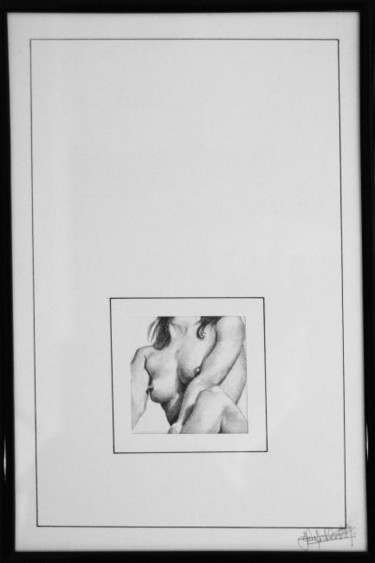 Zeichnungen mit dem Titel "FRAGMENT 011" von John Rothschild, Original-Kunstwerk, Bleistift