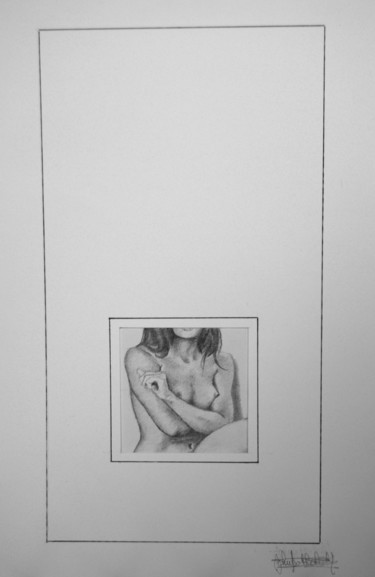 Рисунок под названием "FRAGMENT 005" - John Rothschild, Подлинное произведение искусства, Карандаш