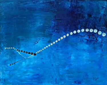 Painting titled "VAGUE" by Jolawa, Original Artwork, Acrylic