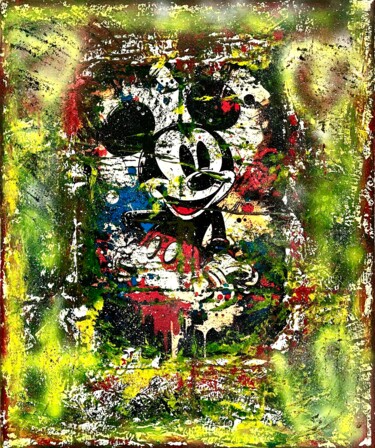Картина под названием "Mickey" - Joliemôme, Подлинное произведение искусства, Акрил