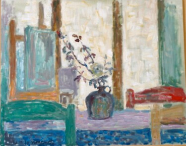 Painting titled "Intérieur de décemb…" by Jon Von, Original Artwork