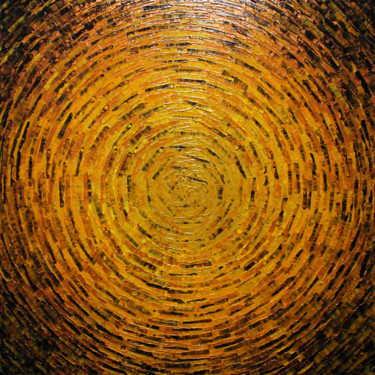 Peinture intitulée "Éclat de couleur ja…" par Jonathan Pradillon, Œuvre d'art originale, Acrylique Monté sur Châssis en bois