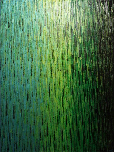 Malarstwo zatytułowany „Grand fondu algue m…” autorstwa Jonathan Pradillon, Oryginalna praca, Akryl Zamontowany na Drewniana…