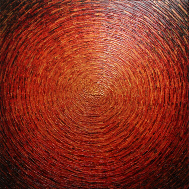 Peinture intitulée "Éclat chaleureux." par Jonathan Pradillon, Œuvre d'art originale, Acrylique Monté sur Châssis en bois