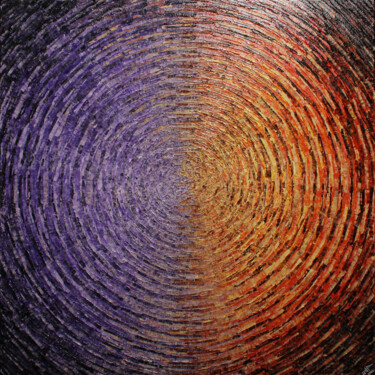 Peinture intitulée "Éclat mixte violet…" par Jonathan Pradillon, Œuvre d'art originale, Acrylique Monté sur Châssis en bois
