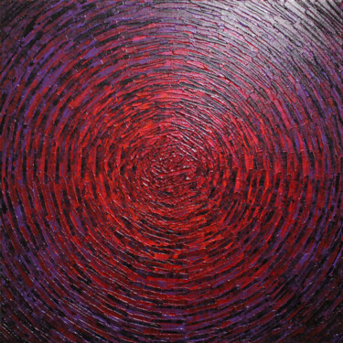 Malerei mit dem Titel "Éclat de couleur ro…" von Jonathan Pradillon, Original-Kunstwerk, Acryl Auf Keilrahmen aus Holz monti…