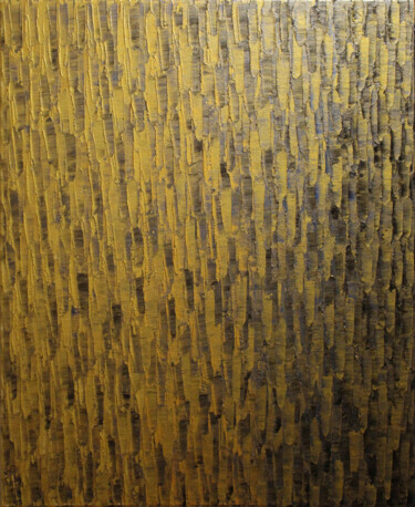 绘画 标题为“Fondu couleur or gr…” 由Jonathan Pradillon, 原创艺术品, 丙烯 安装在木质担架架上