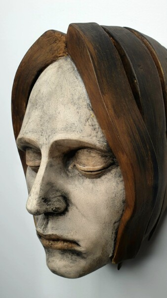 雕塑 标题为“Romu” 由Jonjon, 原创艺术品, 陶瓷