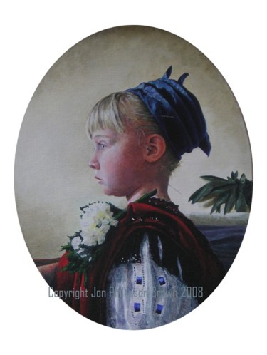 Pintura titulada "Clara" por Jon Phillipson Brown, Obra de arte original, Oleo