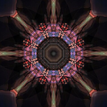 Цифровое искусство под названием "Mandala II" - Jordi Bofill, Подлинное произведение искусства