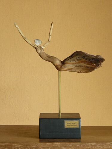 Sculpture intitulée "" MUJER AMA "" par Jorge R. Barboza, Œuvre d'art originale, Bois