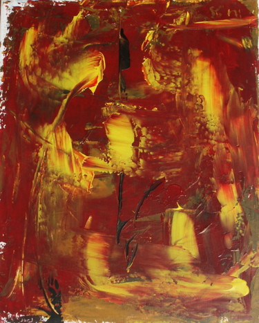 Painting titled "Epi noir" by Georges Allin (JorJ), Original Artwork, Acrylic