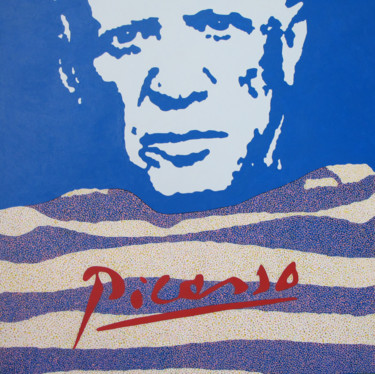 Peinture intitulée "Picasso" par Richard Jolicoeur, Œuvre d'art originale, Acrylique