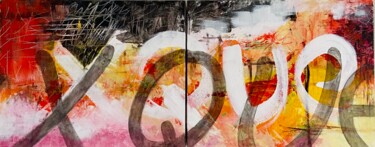Картина под названием "WHY CLOUD" - Jose Cortina, Подлинное произведение искусства, Масло