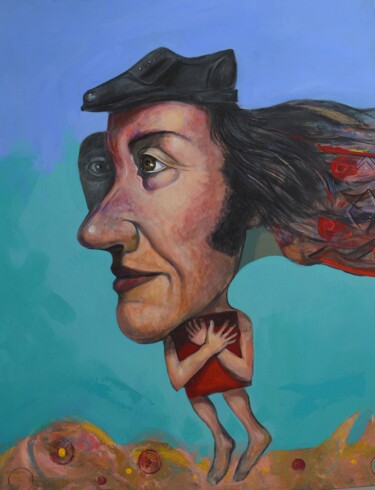 Картина под названием "Manolo vacilando" - Jose Luis Madrazo Gastaudi, Подлинное произведение искусства, Акрил Установлен на…