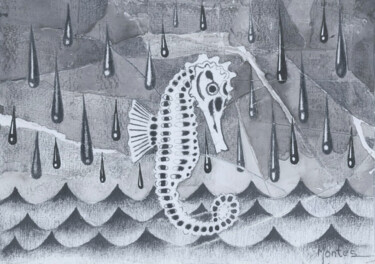 绘画 标题为“Hasta los huesos, h…” 由José Luis Montes, 原创艺术品, 铅笔