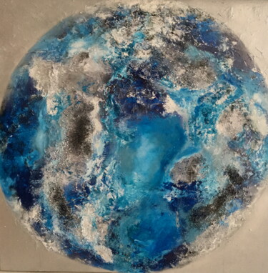 Painting titled "Earth XII" by José Sintnicolaas (Dutch Artist José), Original Artwork, Acrylic