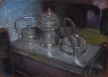 Pintura titulada "Cocina (Calentador…" por Jose Oña Jurado, Obra de arte original, Oleo