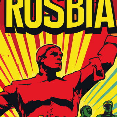 Digitale Kunst getiteld "RUSBIA" door Josep Domènech, Origineel Kunstwerk, AI gegenereerde afbeelding